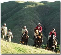 Men on horses